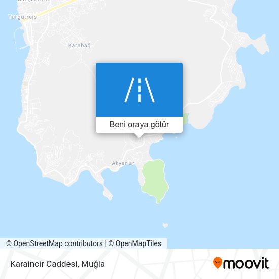 Karaincir Caddesi harita
