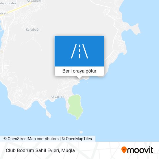 Club Bodrum Sahil Evleri harita