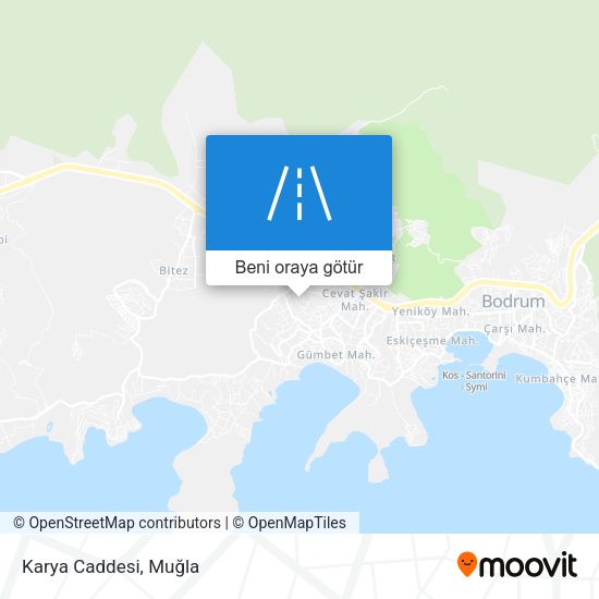 Karya Caddesi harita