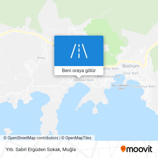 Yrb. Sabri Ergüden Sokak harita