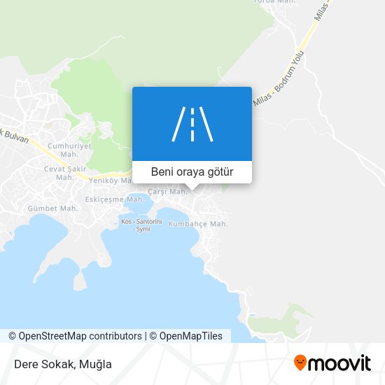 Dere Sokak harita
