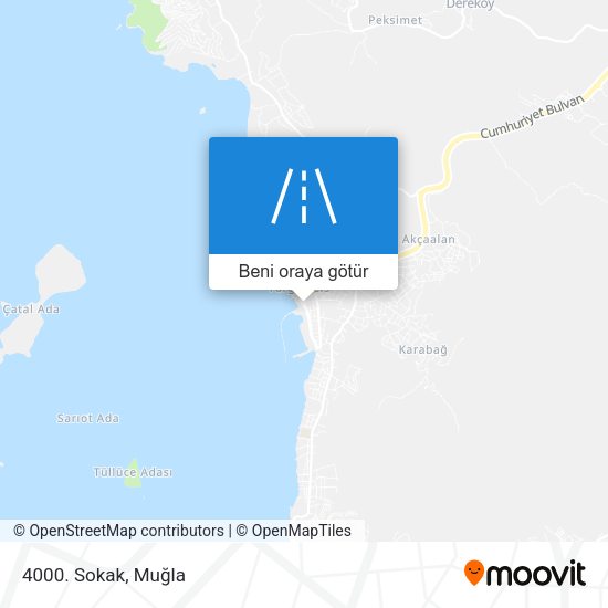 4000. Sokak harita