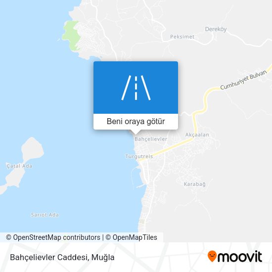 Bahçelievler Caddesi harita