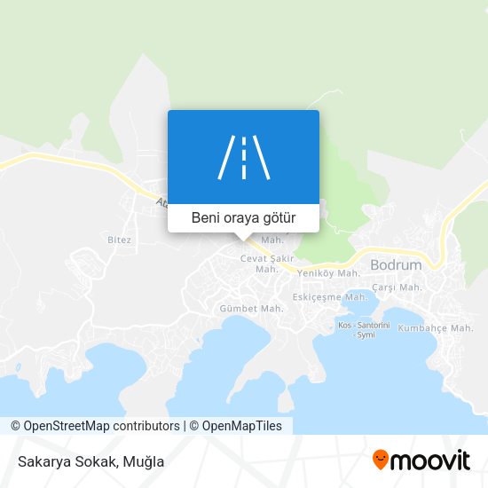 Sakarya Sokak harita