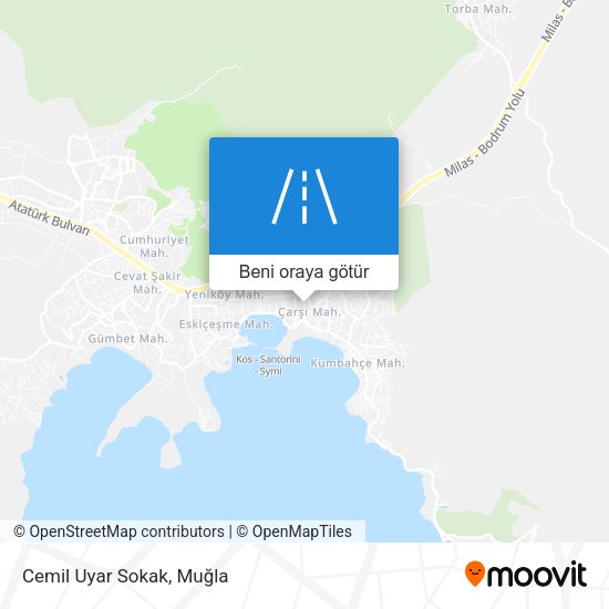 Cemil Uyar Sokak harita