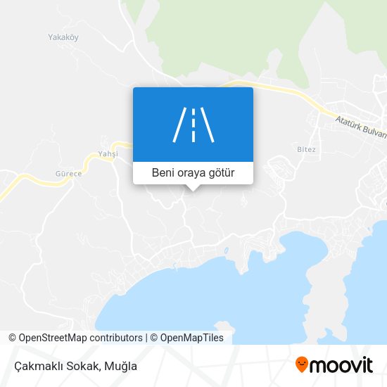 Çakmaklı Sokak harita