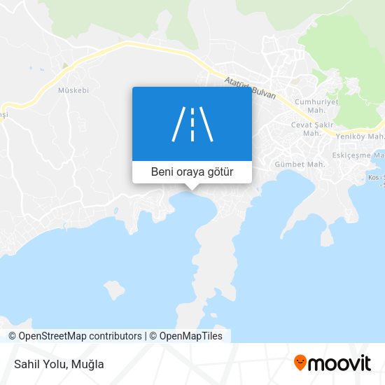 Sahil Yolu harita
