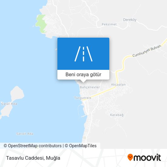 Tasavlu Caddesi harita
