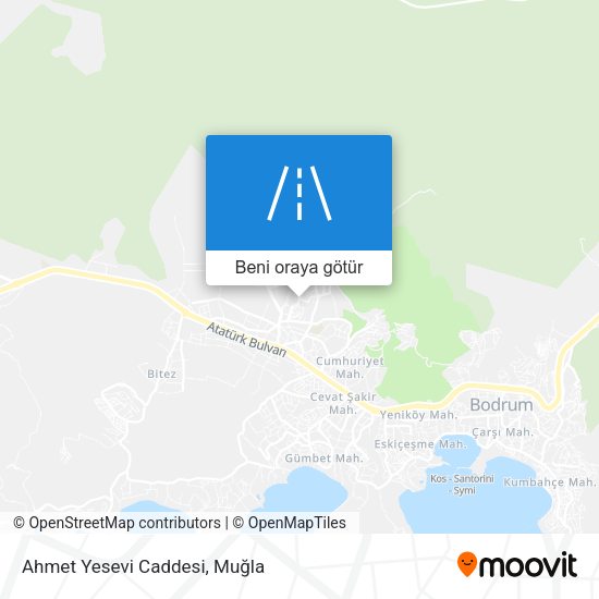 Ahmet Yesevi Caddesi harita