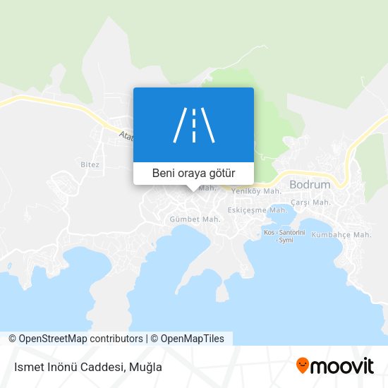 Ismet Inönü Caddesi harita