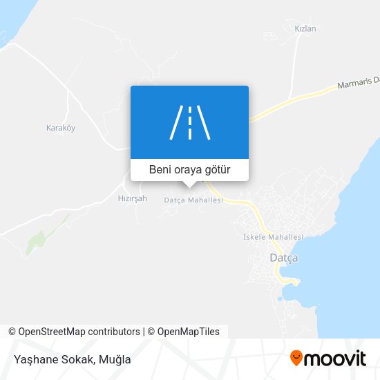 Yaşhane Sokak harita