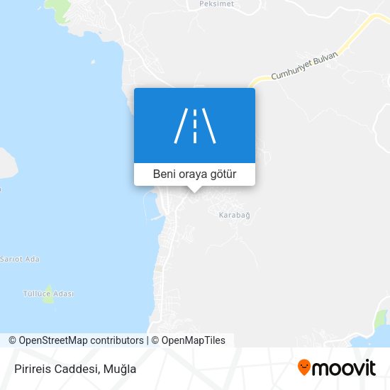 Pirireis Caddesi harita