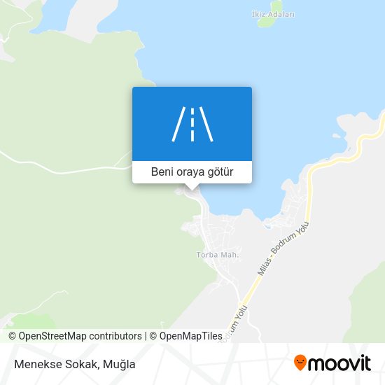 Menekse Sokak harita