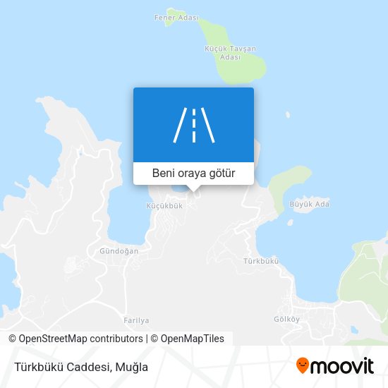 Türkbükü Caddesi harita
