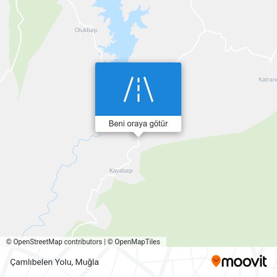 Çamlıbelen Yolu harita