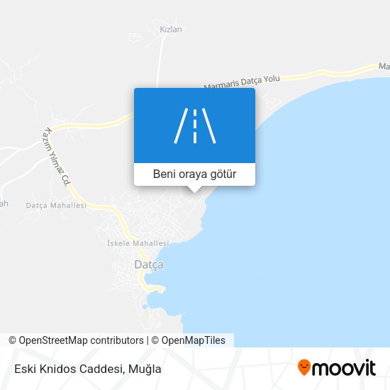 Eski Knidos Caddesi harita