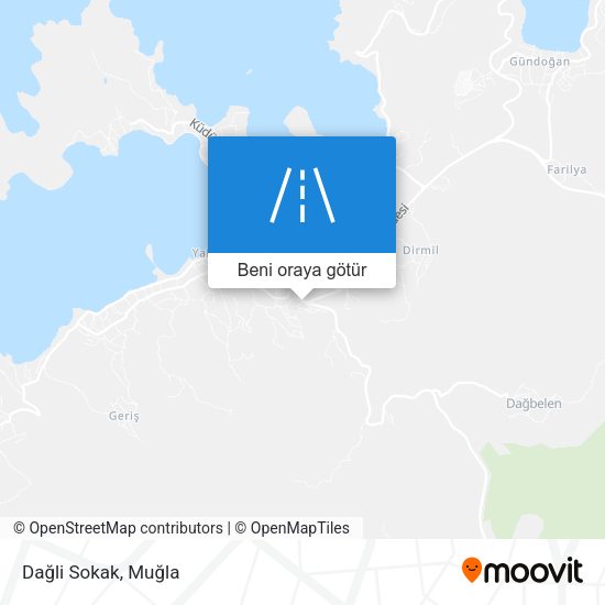 Dağli Sokak harita