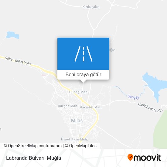 Labranda Bulvarı harita