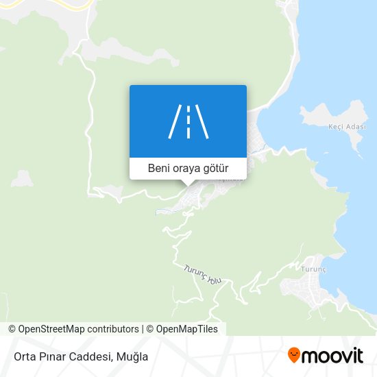 Orta Pınar Caddesi harita