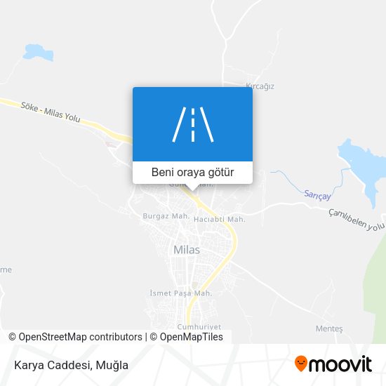 Karya Caddesi harita