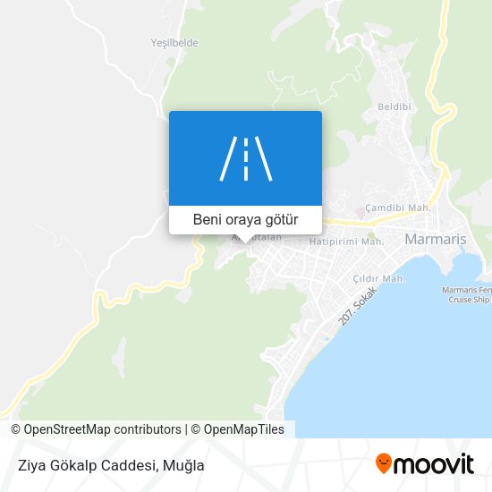 Ziya Gökalp Caddesi harita