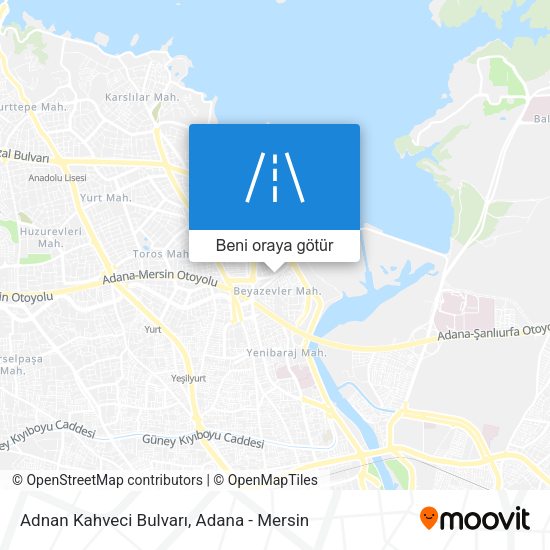 Adnan Kahveci Bulvarı harita