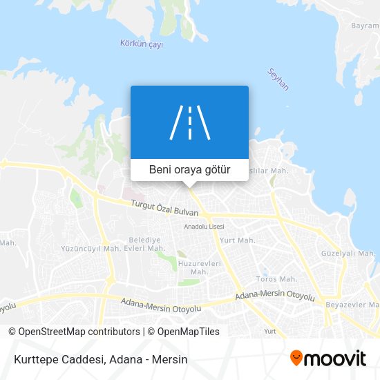 Kurttepe Caddesi harita