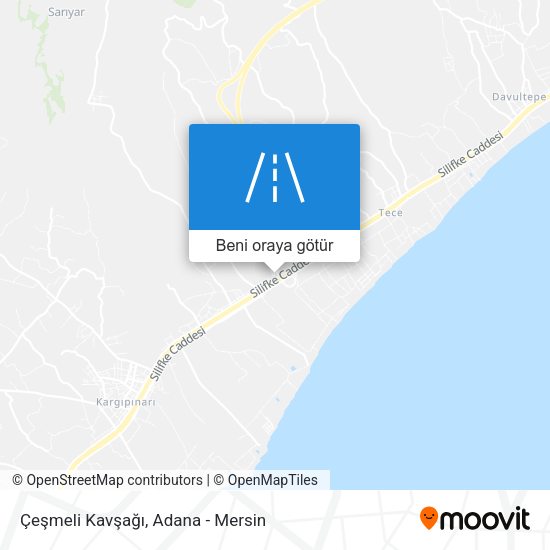 Çeşmeli Kavşağı harita
