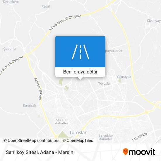 Sahilköy Sitesi harita