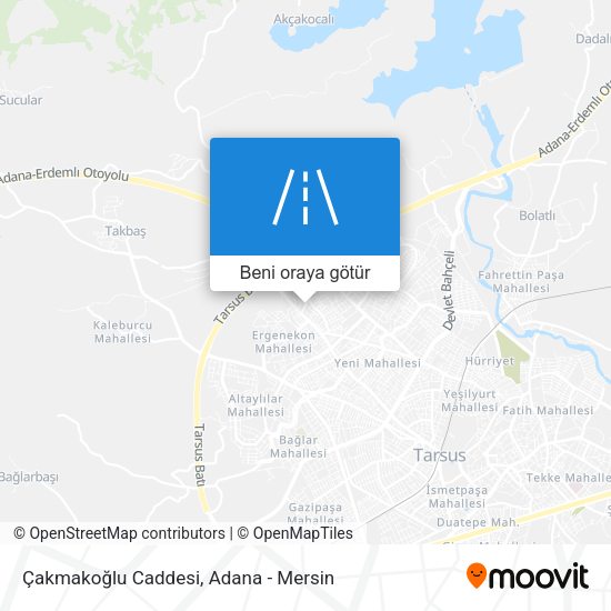 Çakmakoğlu Caddesi harita