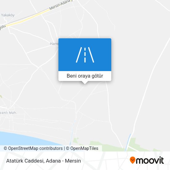 Atatürk Caddesi harita