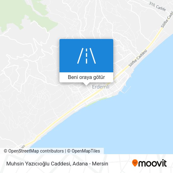 Muhsin Yazıcıoğlu Caddesi harita