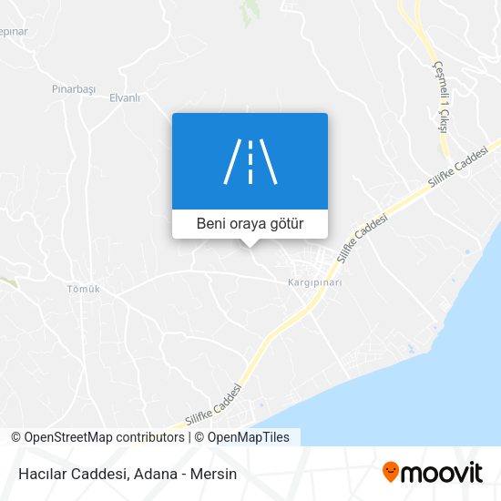 Hacılar Caddesi harita
