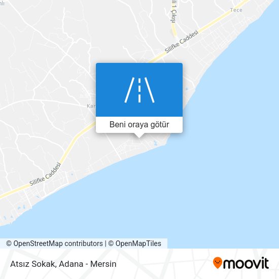 Atsız Sokak harita