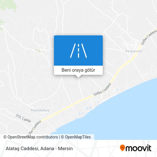 Alataş Caddesi harita