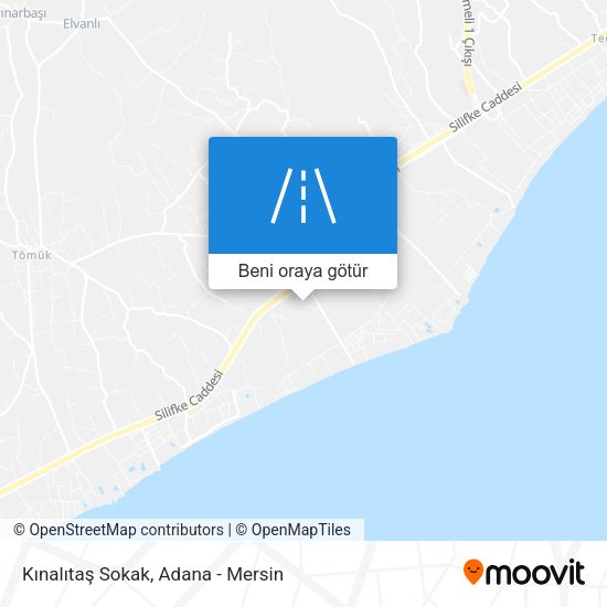 Kınalıtaş Sokak harita