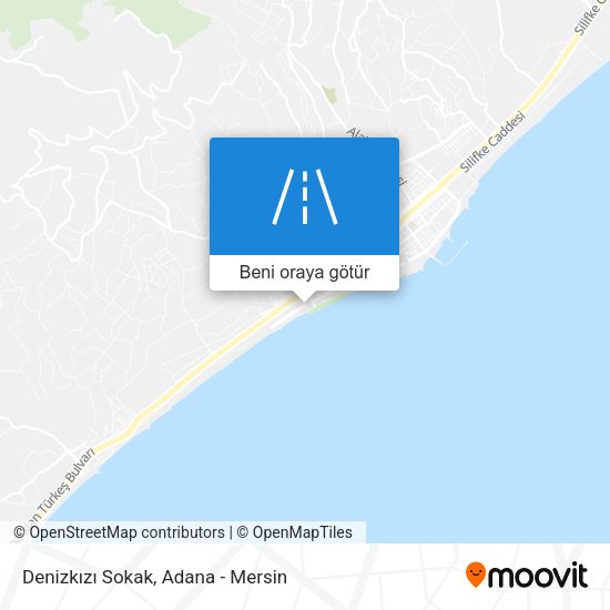 Denizkızı Sokak harita