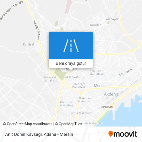 Anıt Dönel Kavşağı harita