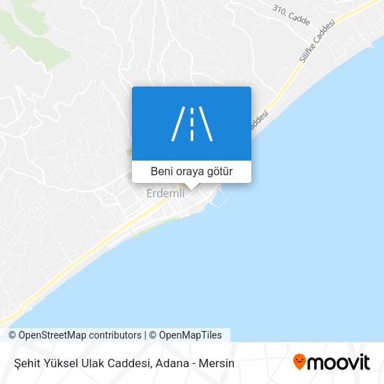 Şehit Yüksel Ulak Caddesi harita