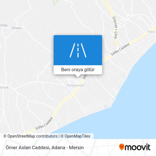 Ömer Aslan Caddesi harita