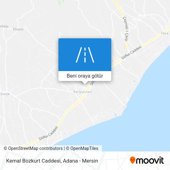 Kemal Bozkurt Caddesi harita
