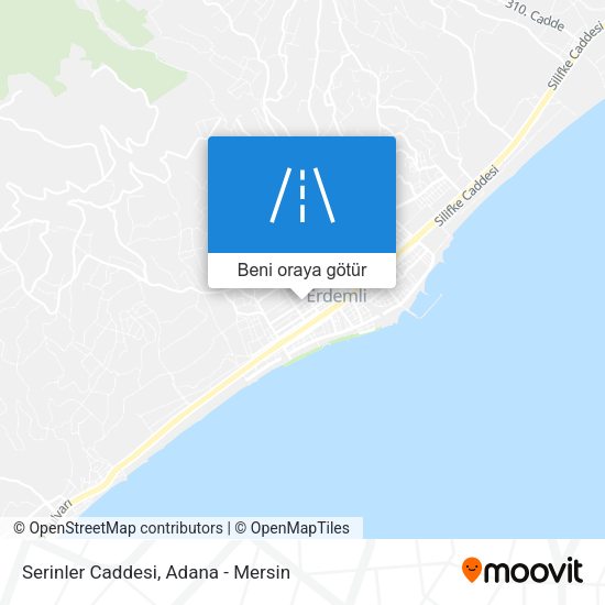 Serinler Caddesi harita