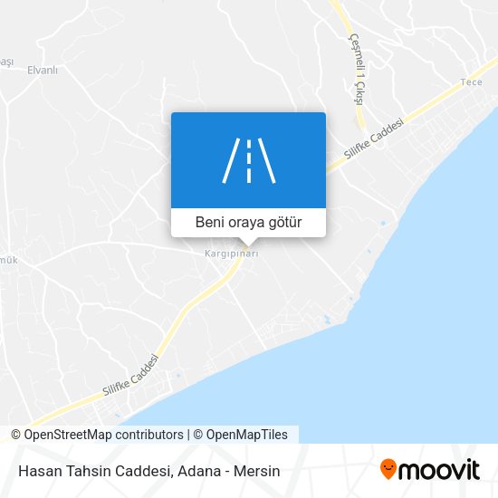 Hasan Tahsin Caddesi harita