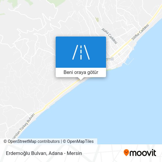 Erdemoğlu Bulvarı harita