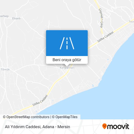 Ali Yıldırım Caddesi harita