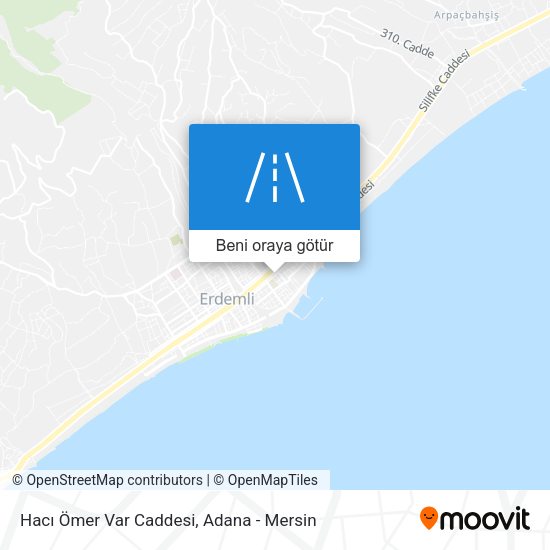Hacı Ömer Var Caddesi harita