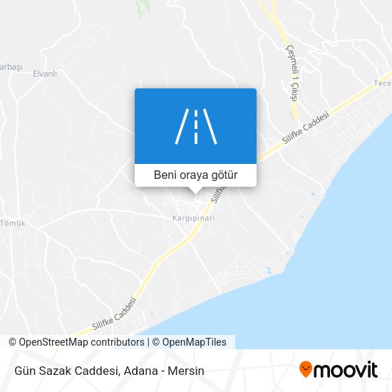 Gün Sazak Caddesi harita
