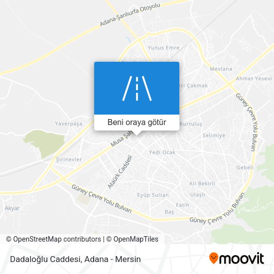 Dadaloğlu Caddesi harita