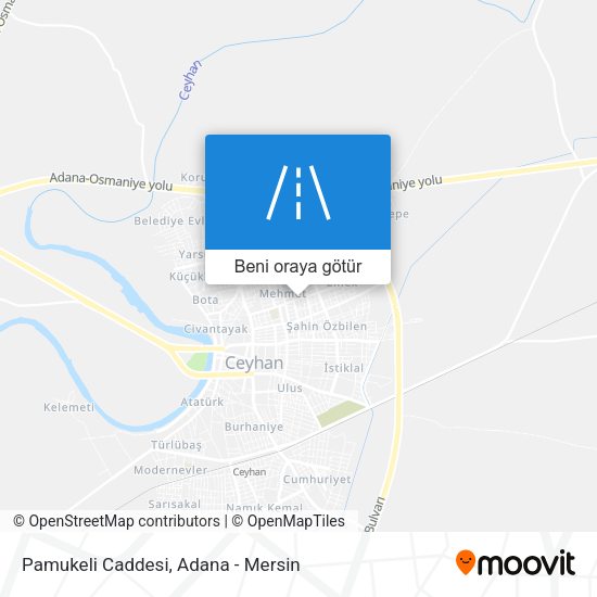 Pamukeli Caddesi harita