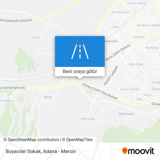 Boyacılar Sokak harita